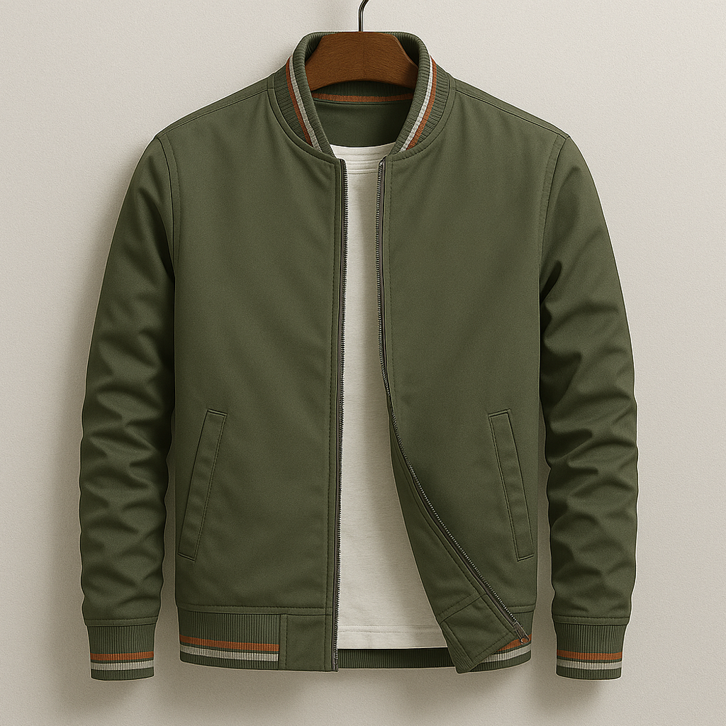 Étienne™ | Bomber élégant avec rayures