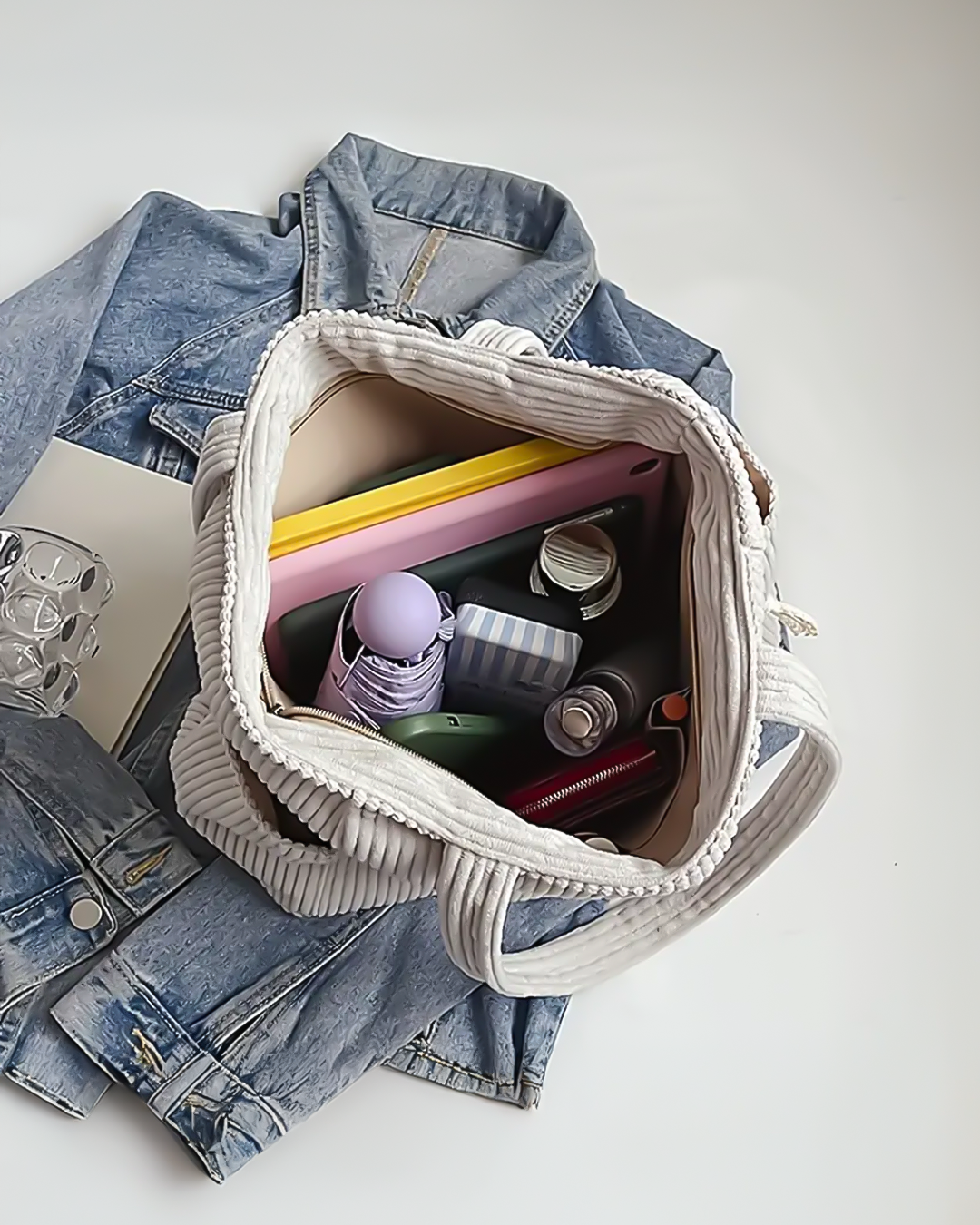 Tilda™ | Sac à Main Ridé avec Détail Cordon Stylé, Spacieux, Indispensable