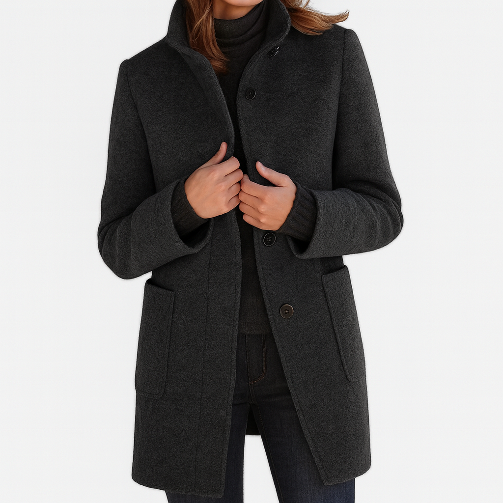 Camille™ – Manteau à Col Montant
