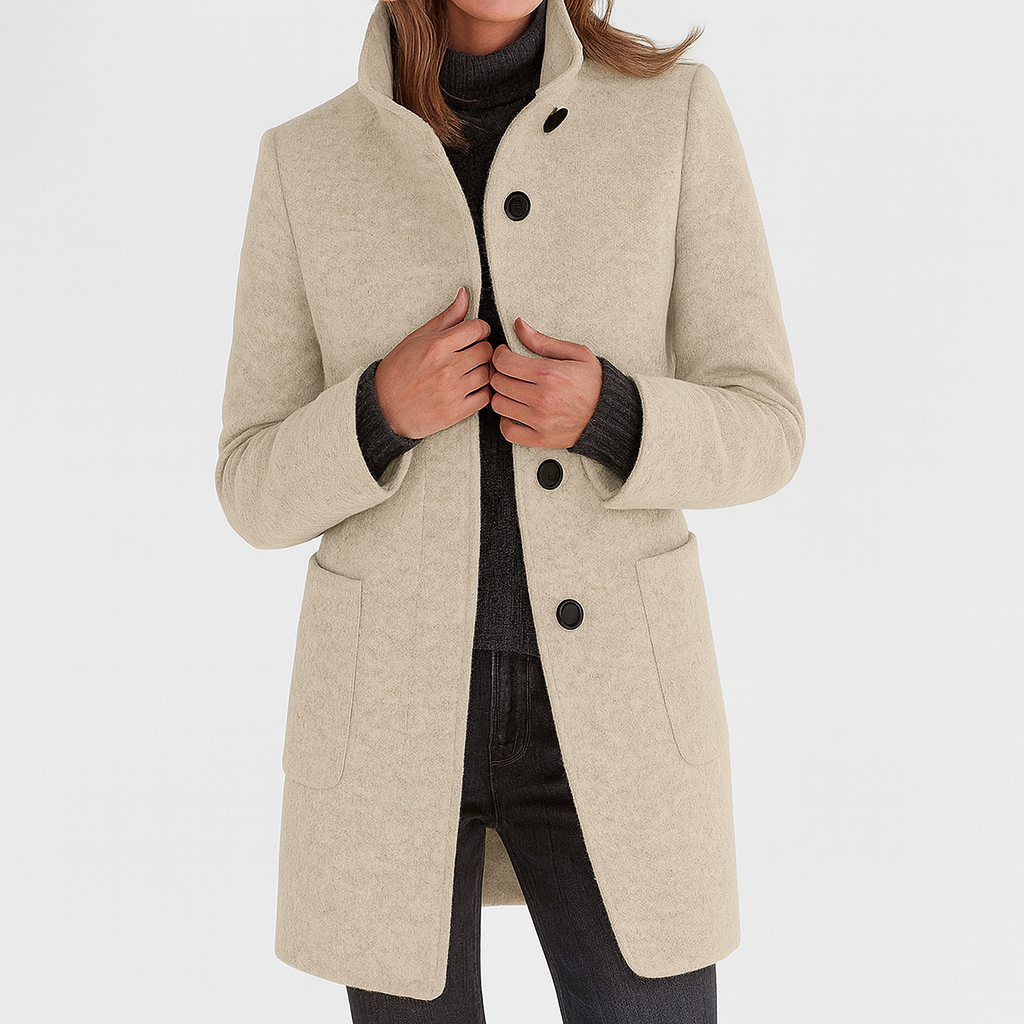 Camille™ – Manteau à Col Montant
