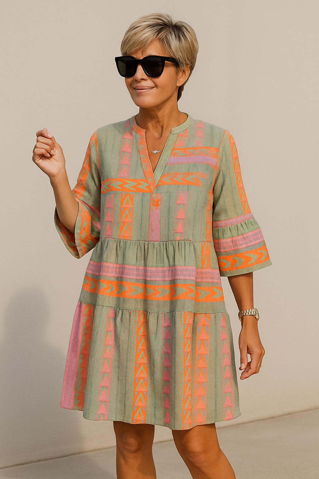 Stacey™ | Robe Bohème Brodée Légère