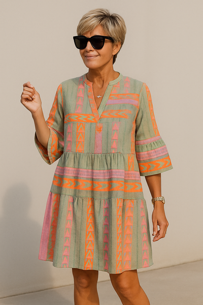 Stacey™ | Robe Bohème Brodée Légère