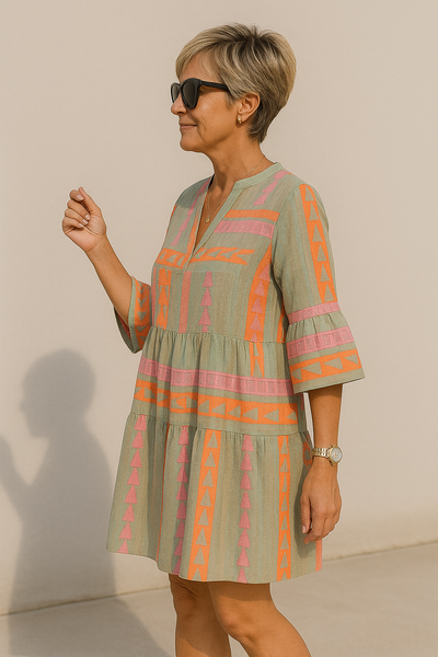 Stacey™ | Robe Bohème Brodée Légère