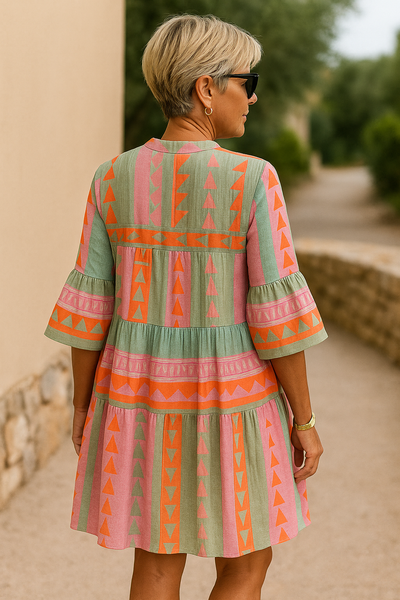 Stacey™ | Robe Bohème Brodée Légère