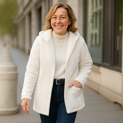 Colette™ - Veste en Fleece Tressé