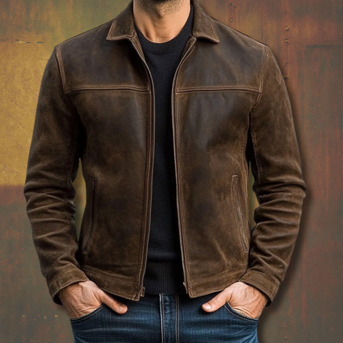 Victor™ | Veste en Cuir Homme