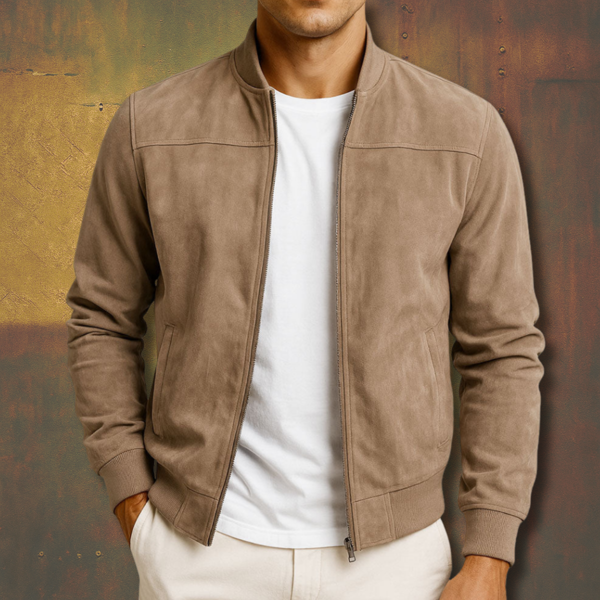 Mathieu™ | Blouson en Suède