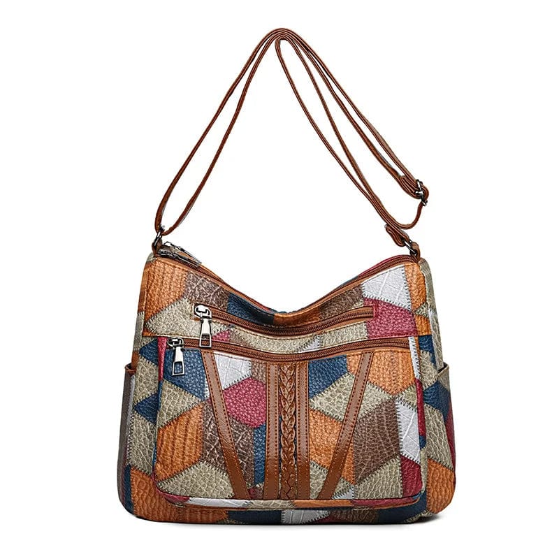 Suzanne™ | Sac à main en cuir mosaïque